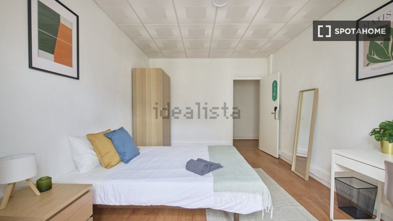 出租房间在Rua Alexandre Herculano - 卧室