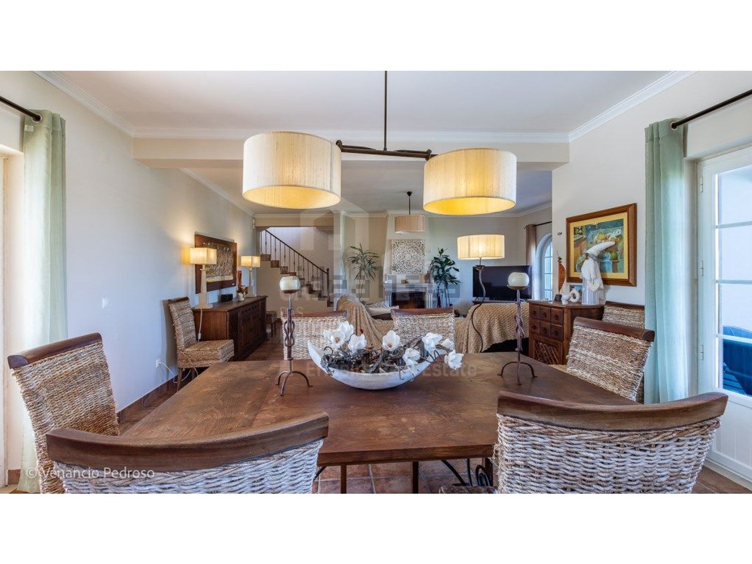 小楼房或独栋别墅出售在Encarnação - 客厅