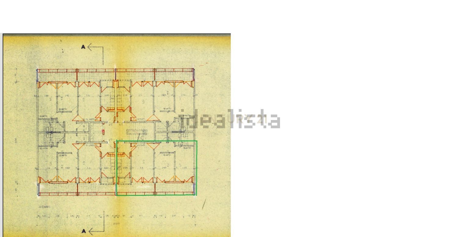 出租公寓 t2在Avenida Conselheiro Barjona de Freitas, 7 - 平面图