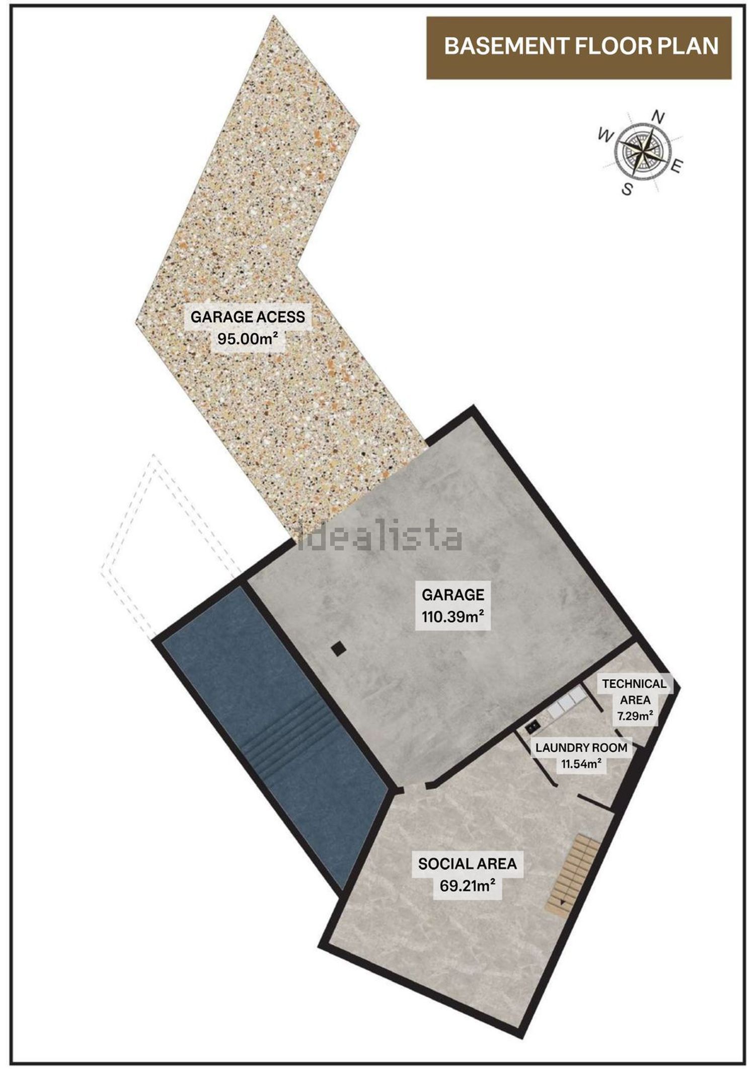 小楼房或独栋别墅出售在Rua Maria Inês Massano - 平面图
