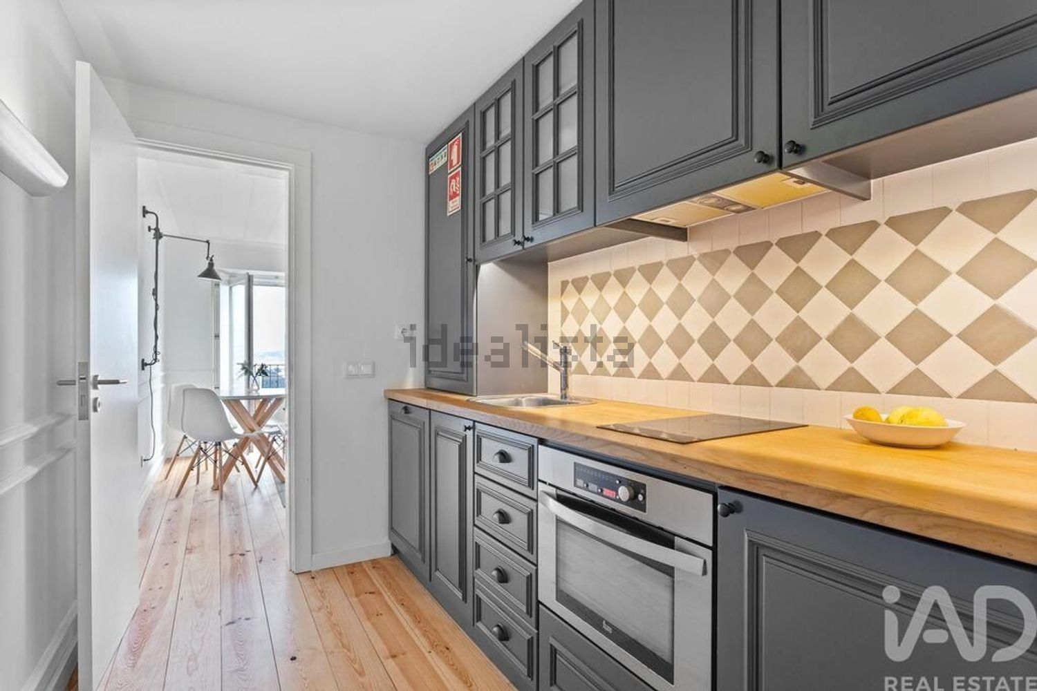 出租公寓 t1在Príncipe Real - São Bento - 厨房