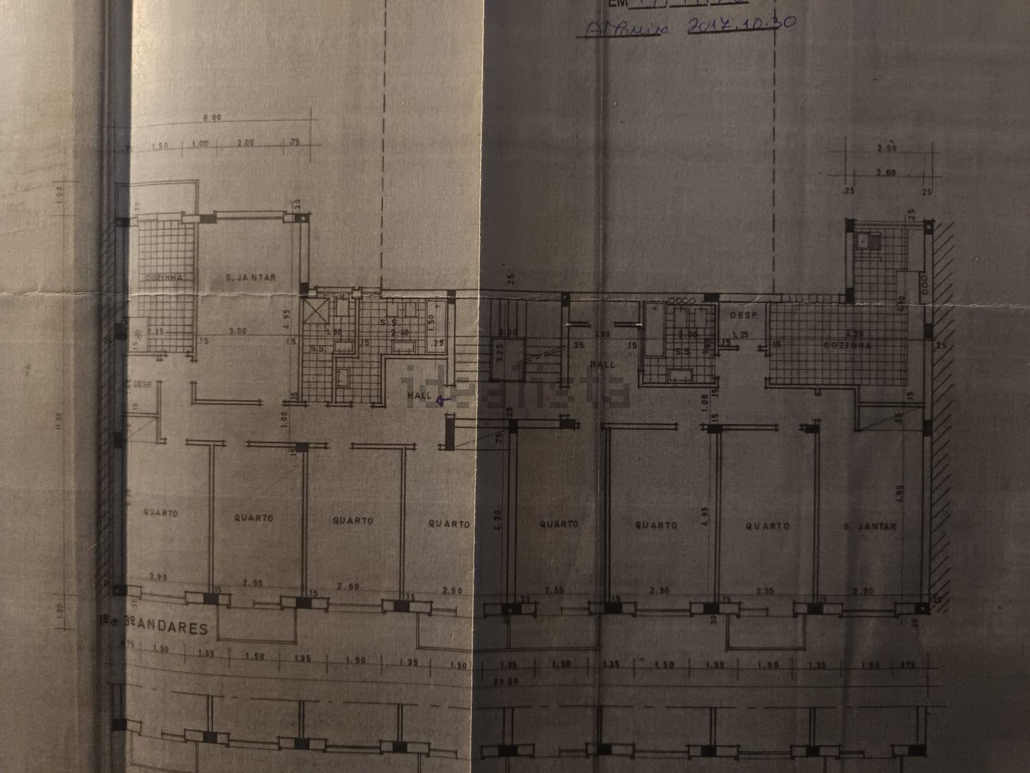 公寓 t4出售在Rua 1º de Dezembro, 8 - 平面图