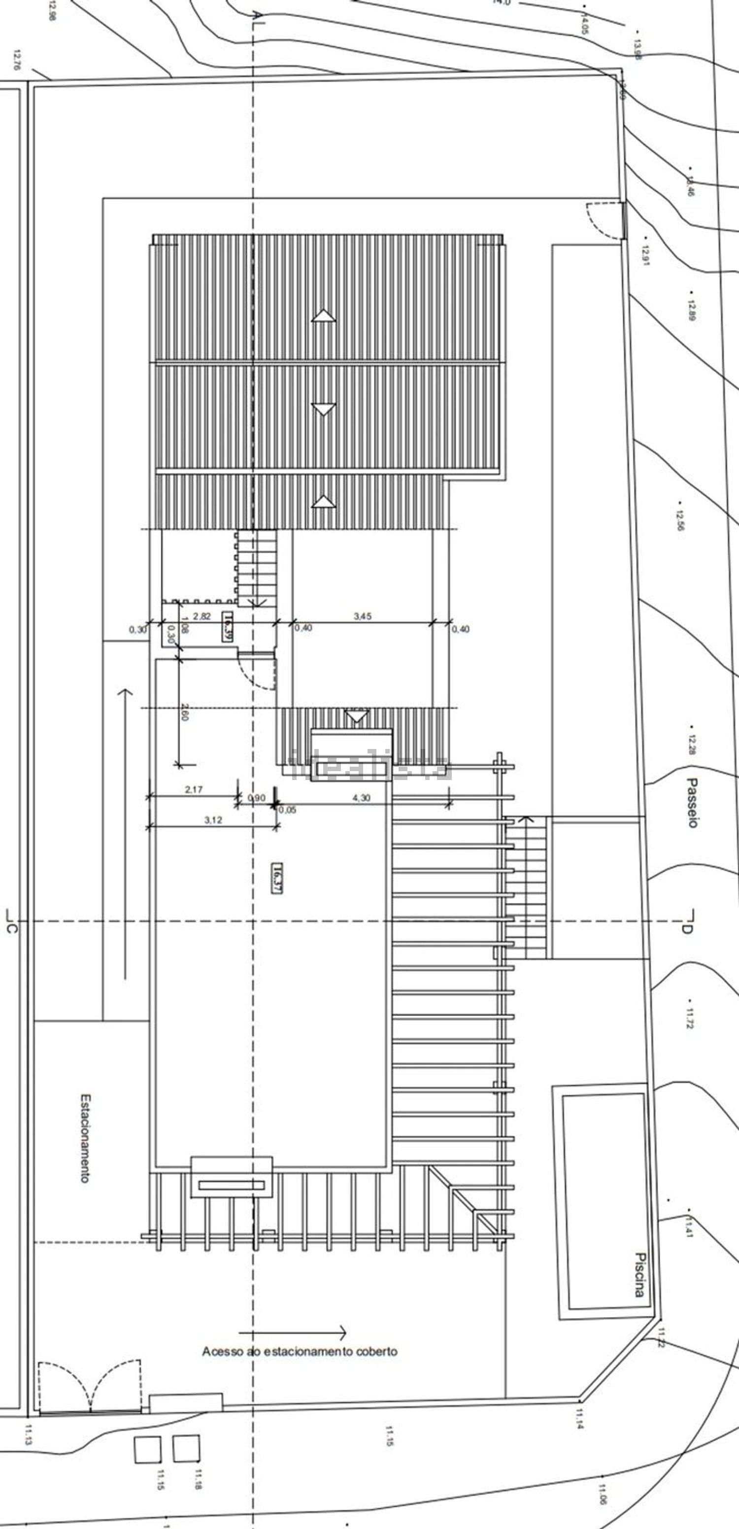小楼房或独栋别墅出售Carvalhal - 平面图
