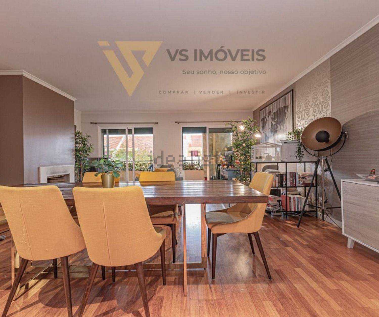 出租公寓 t2在Rua dos Faisões - 客厅