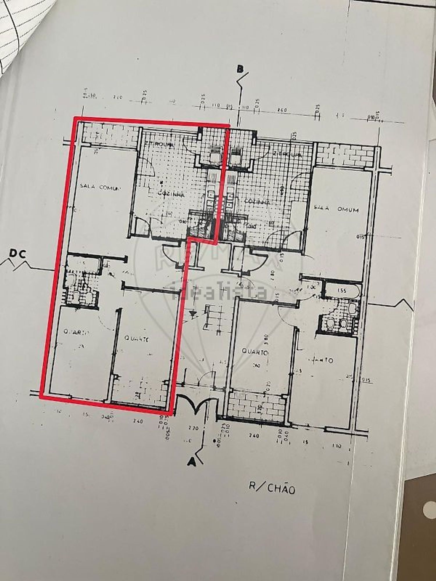 公寓 t2出售在Rua do Convento - 平面图