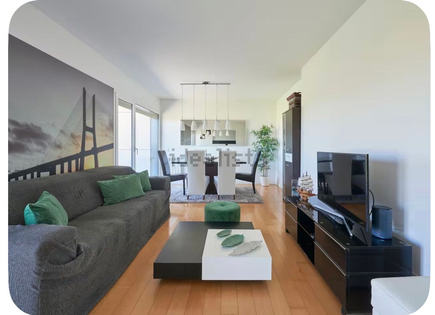 出租小楼房或独栋别墅在Rua do Volga, 1 - 客厅