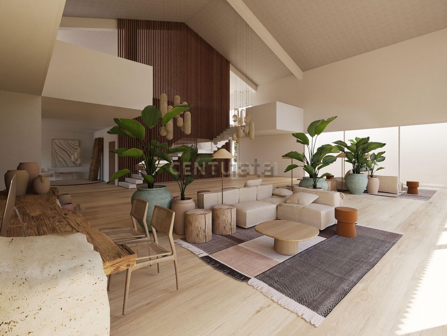 小楼房或独栋别墅出售在Estrada da Boa Vista - 客厅