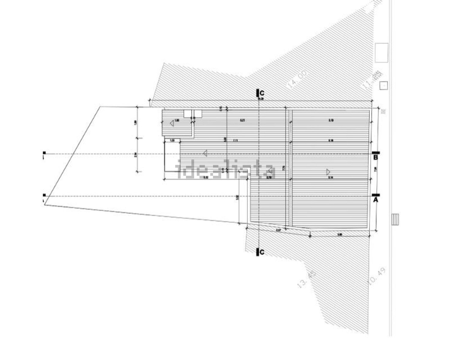 小楼房或独栋别墅出售在Fogueteiro - 平面图