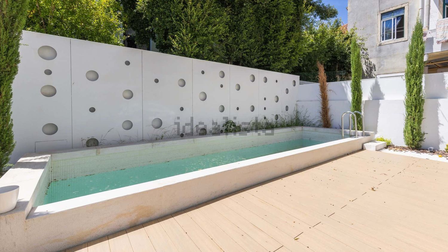 出租公寓 t2在Rua Afonso Annes Penedo, 14 - 游泳池