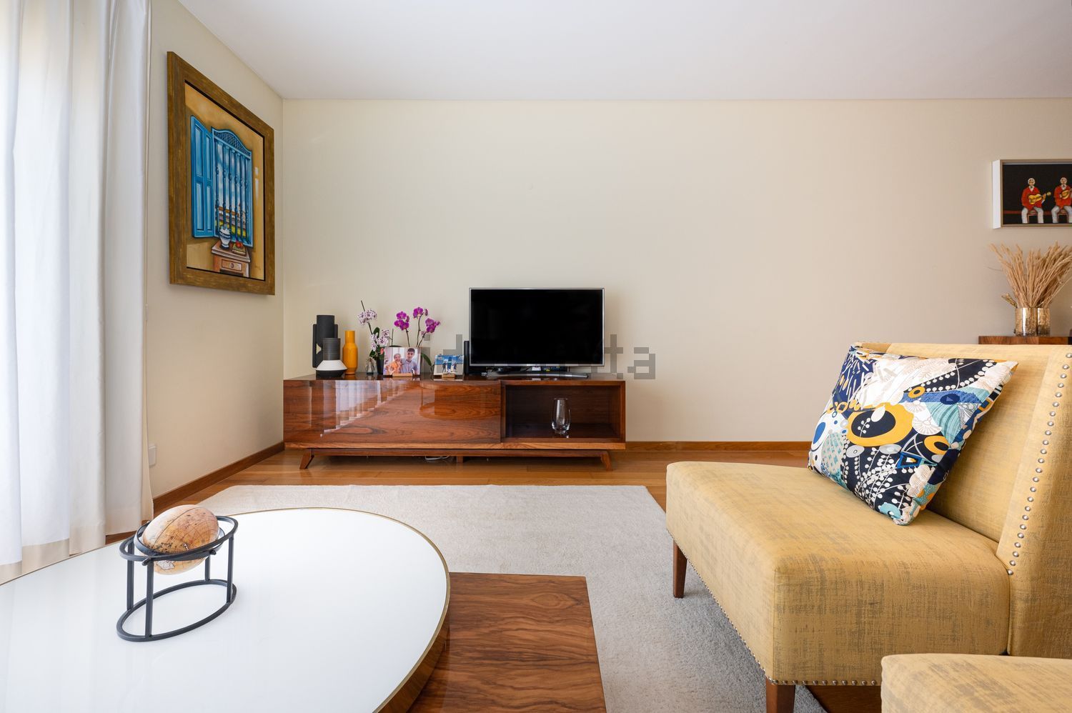 出租公寓 t3在Rua Professor Dias Valente, 291 - 客厅