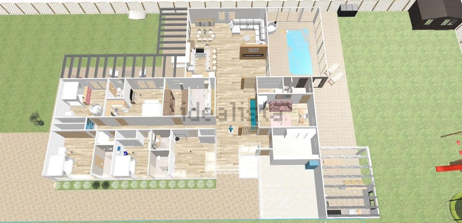 小楼房或独栋别墅出售在São Bartolomeu dos Galegos e Moledo - 平面图