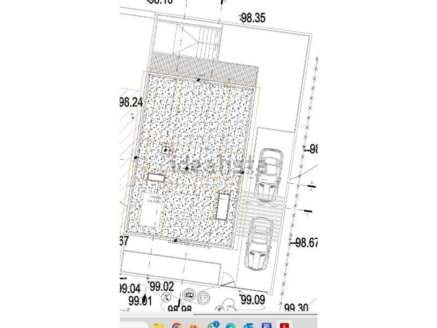 双拼别墅出售在Rua da Igreja - 平面图