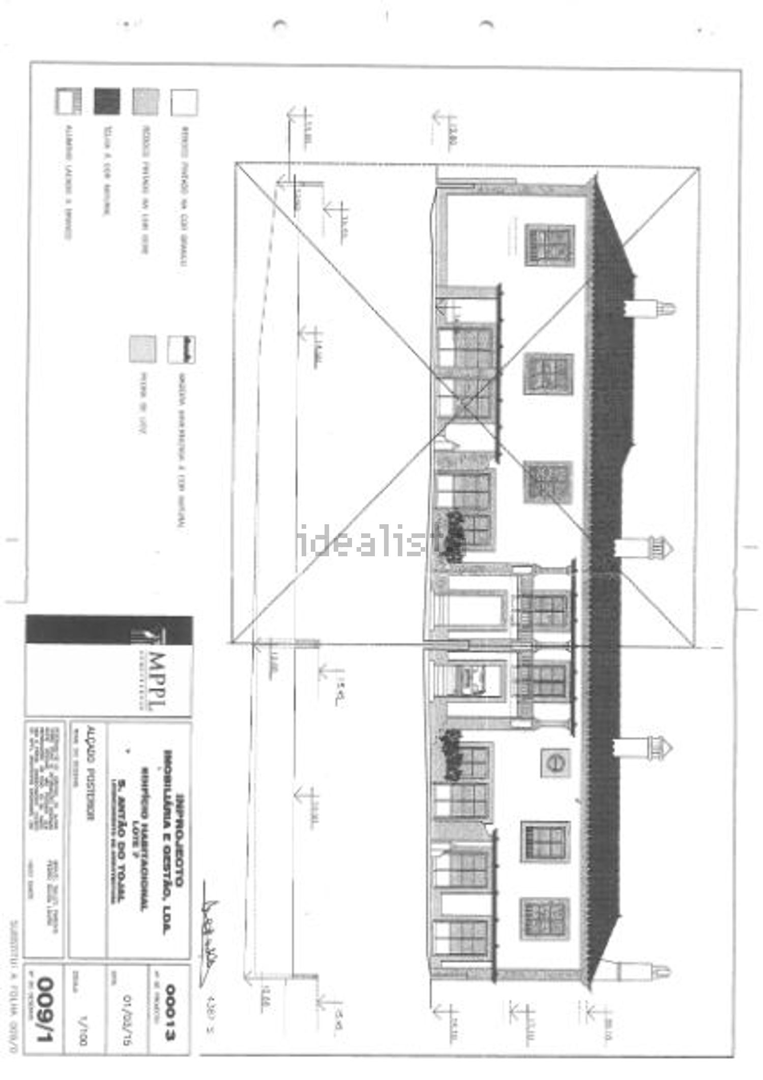 小楼房或独栋别墅出售在Praceta Santo António - 平面图