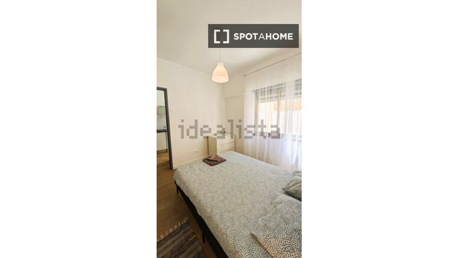 出租公寓 t1在Rua Marechal Gomes da Costa - 卧室