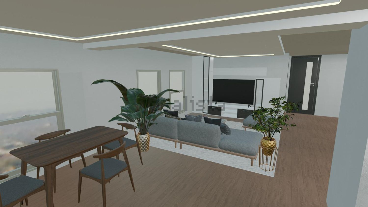 公寓 t3出售在Centro Histórico - Quinta da Luz - 客厅