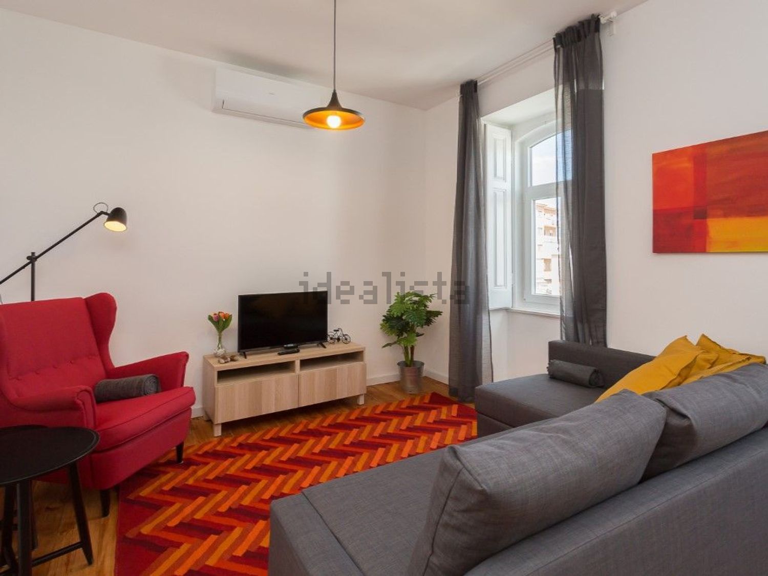 出租公寓 t2在Rua Francisco Rodrigues Ferreira, 7 - 客厅