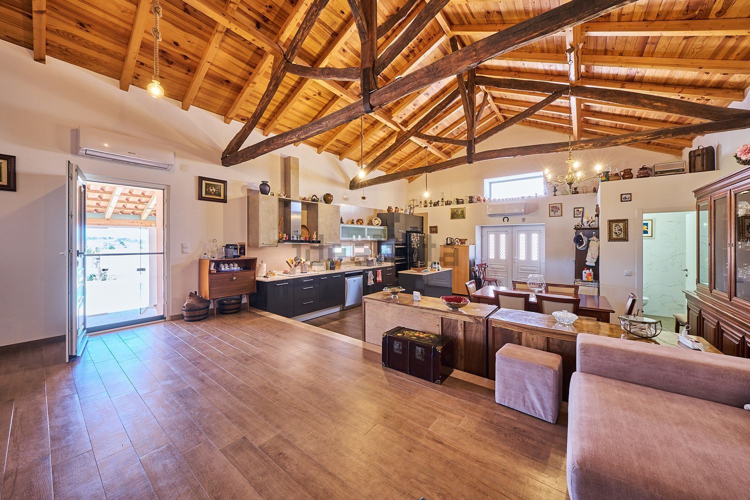 小楼房或独栋别墅出售在Rua da Bica - 客厅