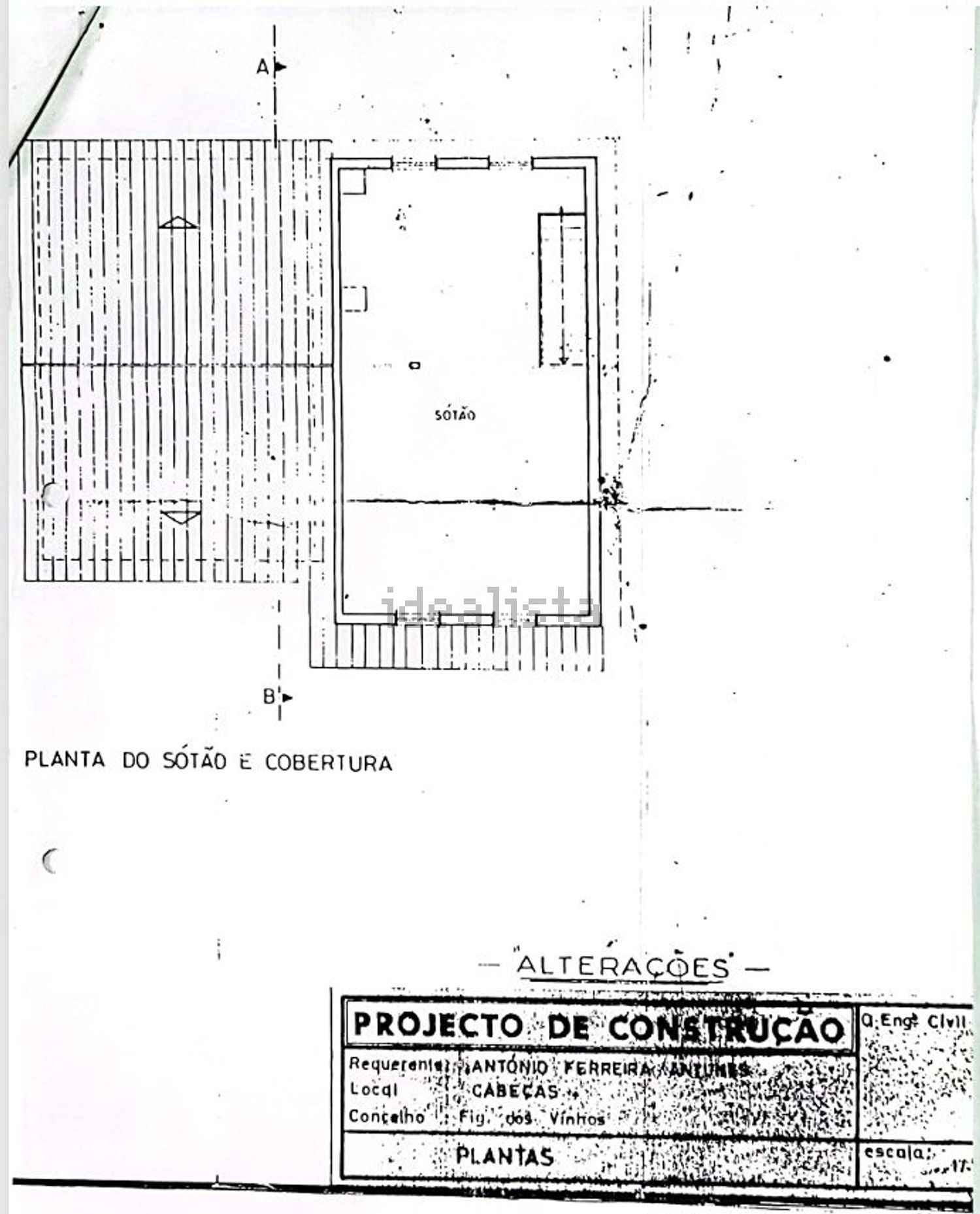 小楼房或独栋别墅出售在Figueiró dos Vinhos e Bairradas - 平面图