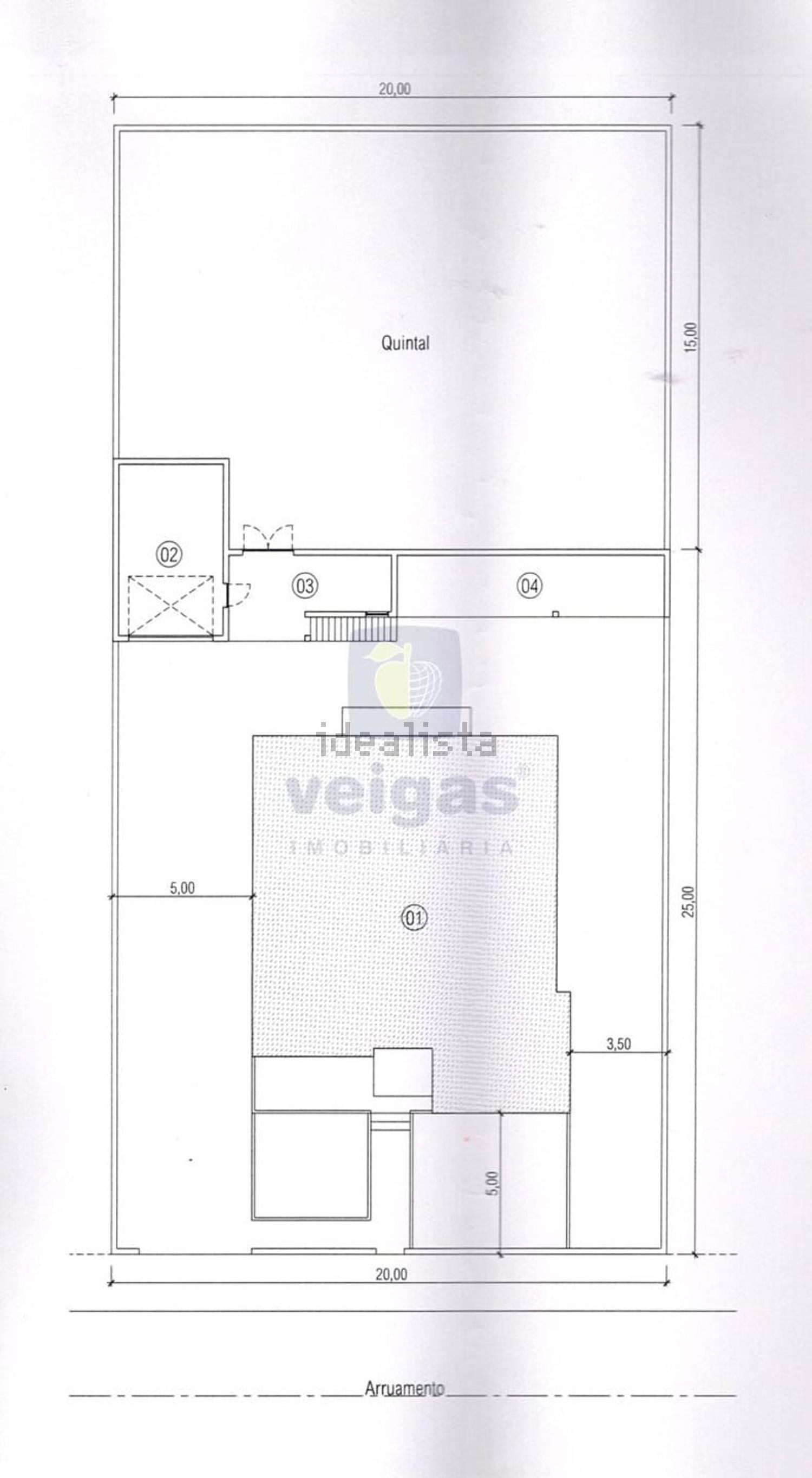 小楼房或别墅出售在Bairro Novo, 3 - 平面图