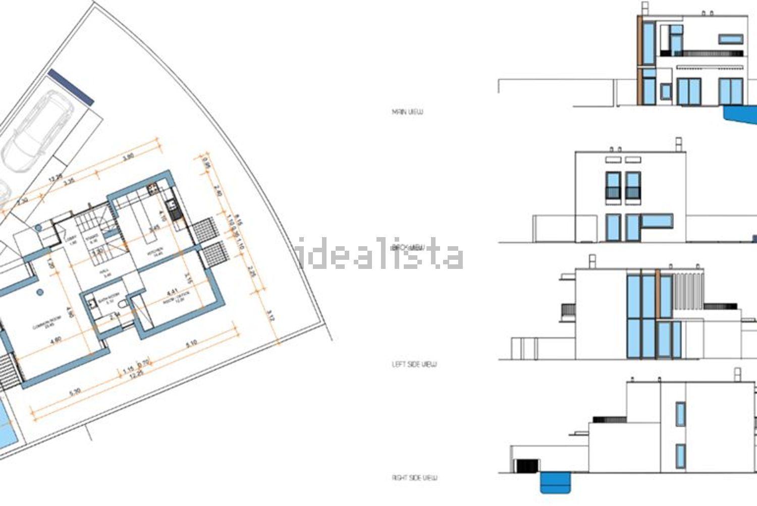 小楼房或独栋别墅出售在Óbidos - 平面图
