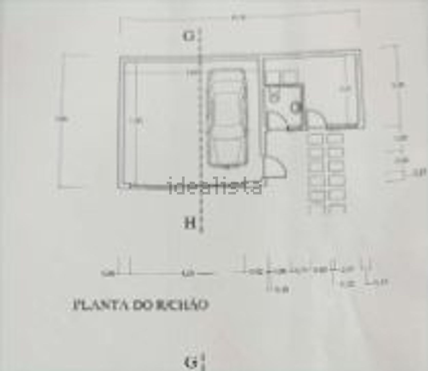 小楼房或独栋别墅出售在Rua Central de Goda - 平面图