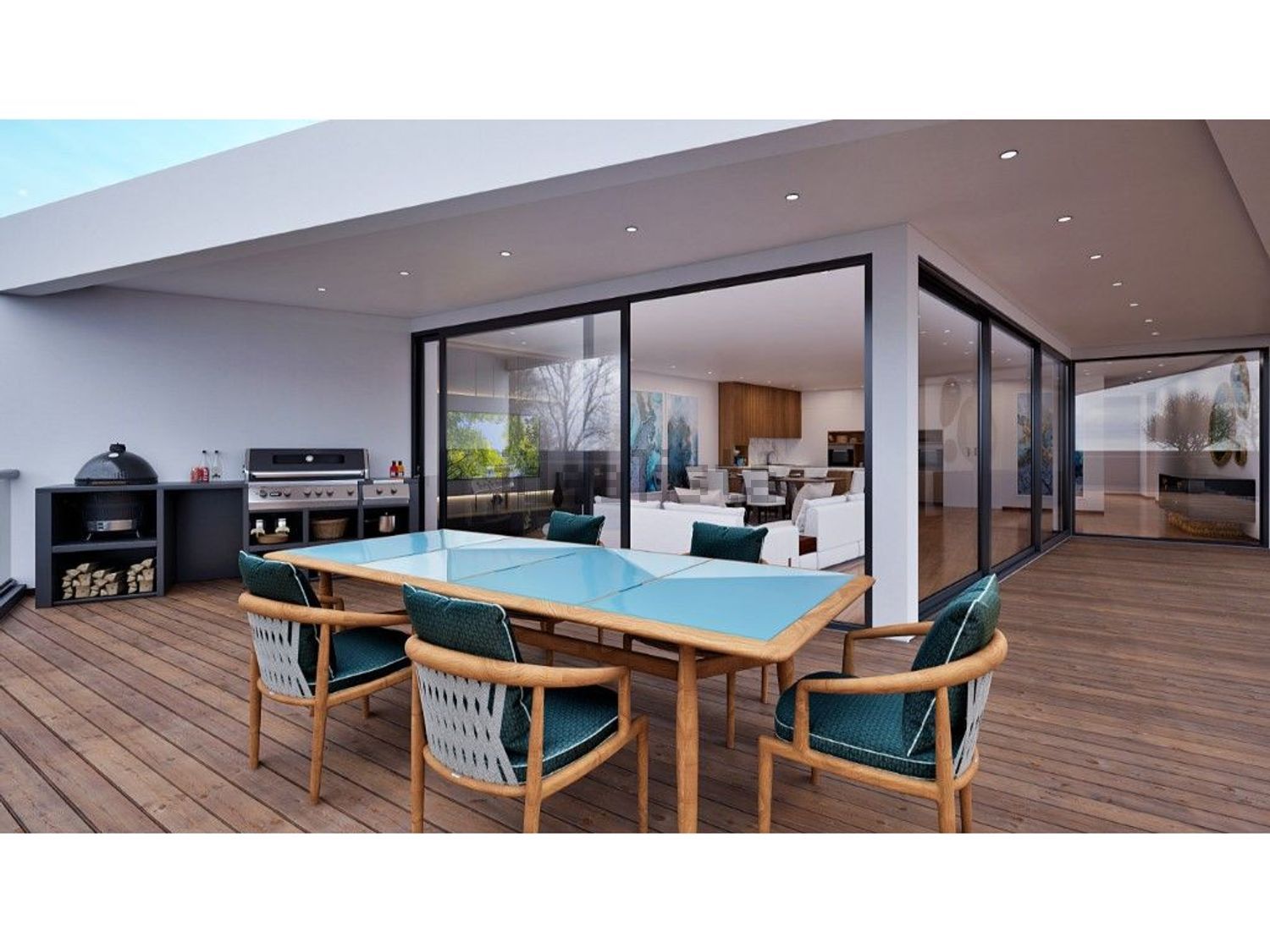 小楼房或独栋别墅出售在Rua Alexandre Herculano - 客厅