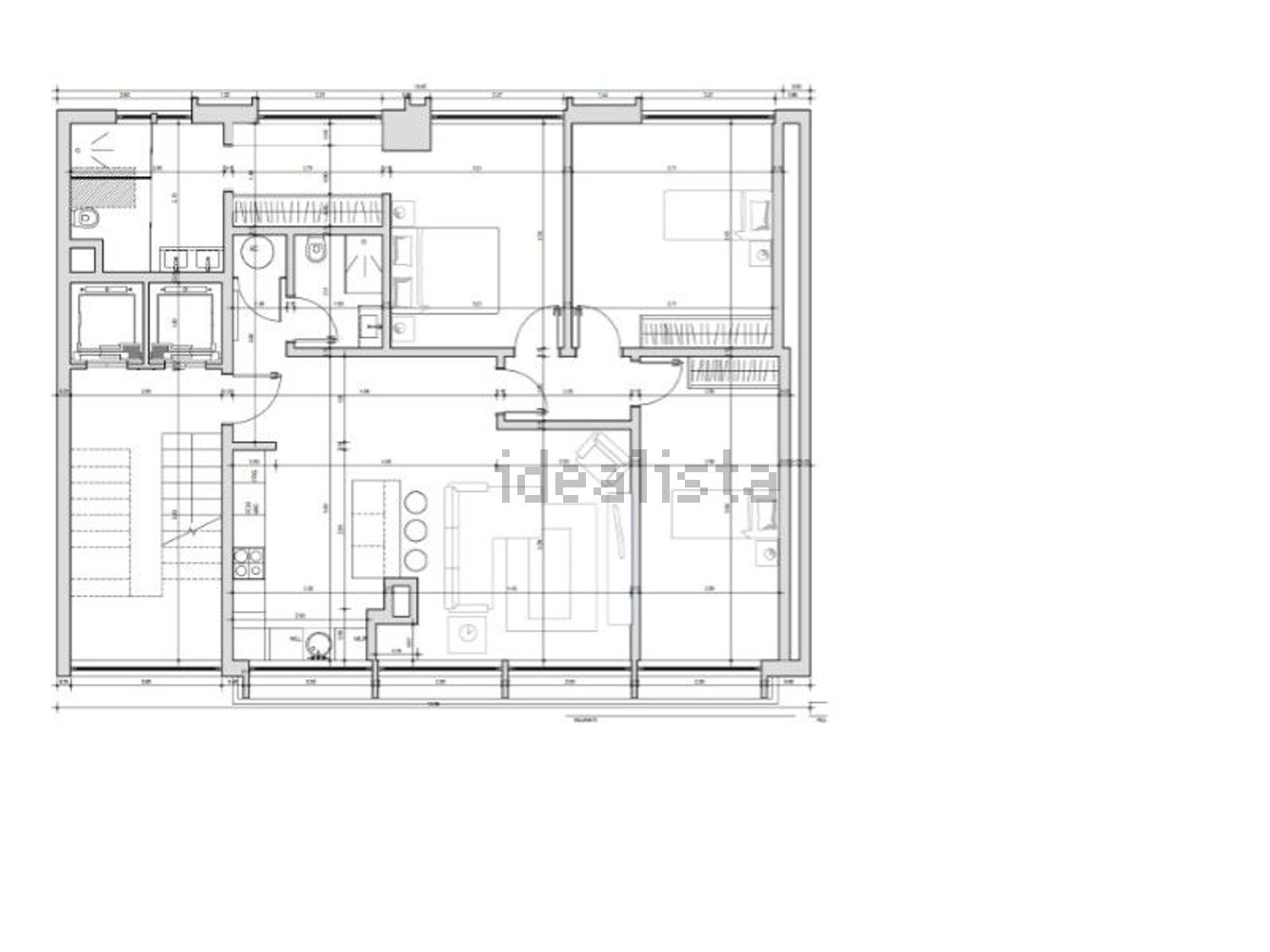 公寓 t3出售在Avenida 5 de Outubro, 8 - 平面图