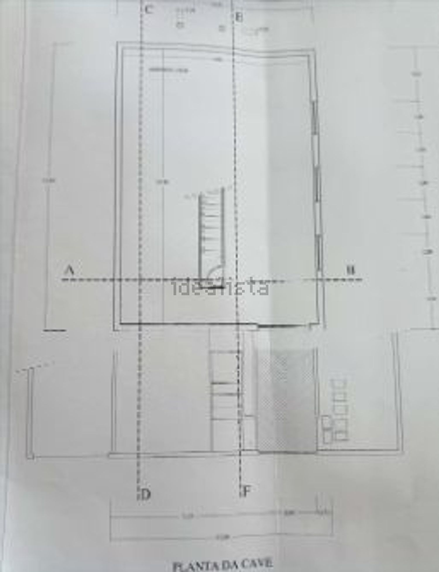 小楼房或独栋别墅出售在Rua Central de Goda - 平面图