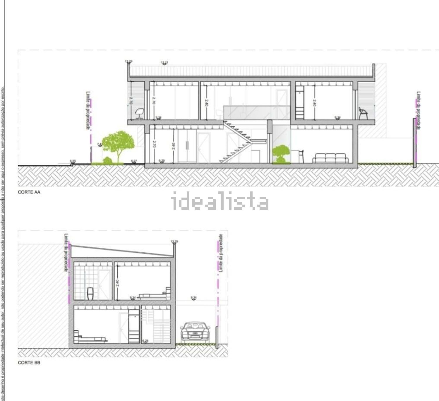 双拼别墅出售在Gafanha da Nazaré - 平面图