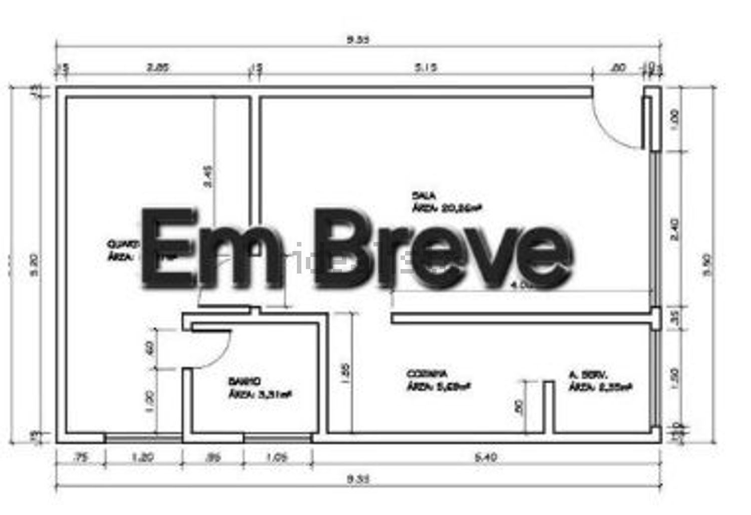 联排别墅出售在Gafanha da Boa Hora - 平面图
