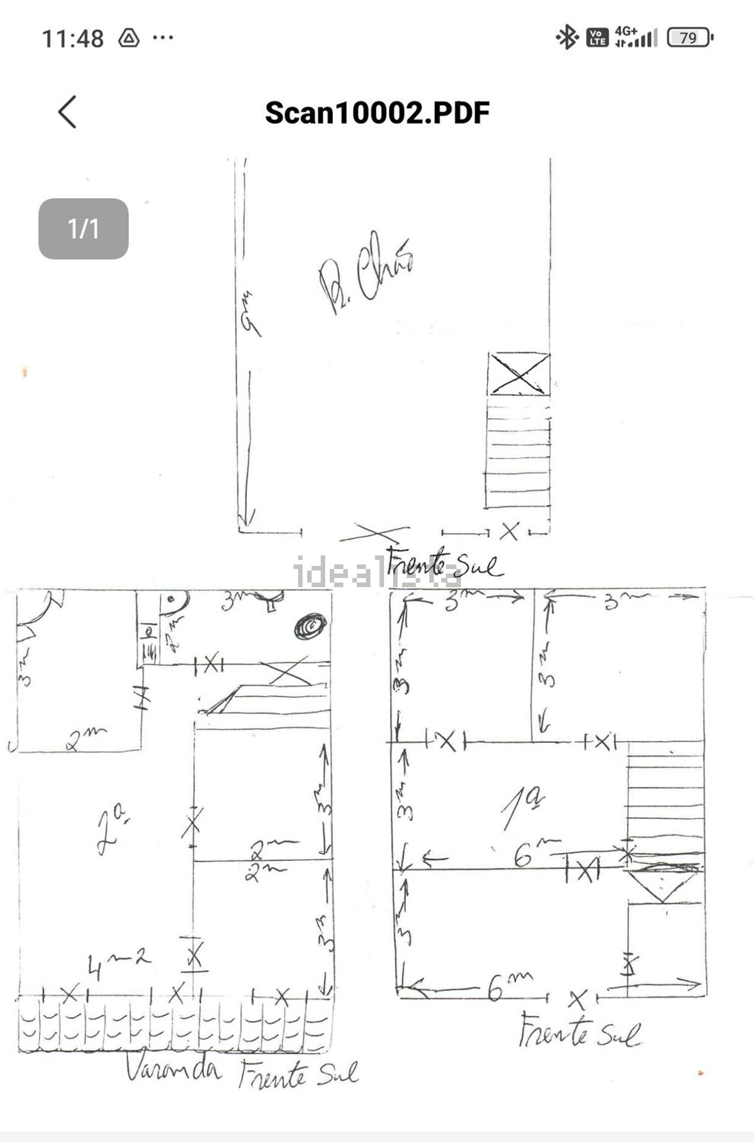 小镇楼房出售在Rua da Praça, 10 - 平面图