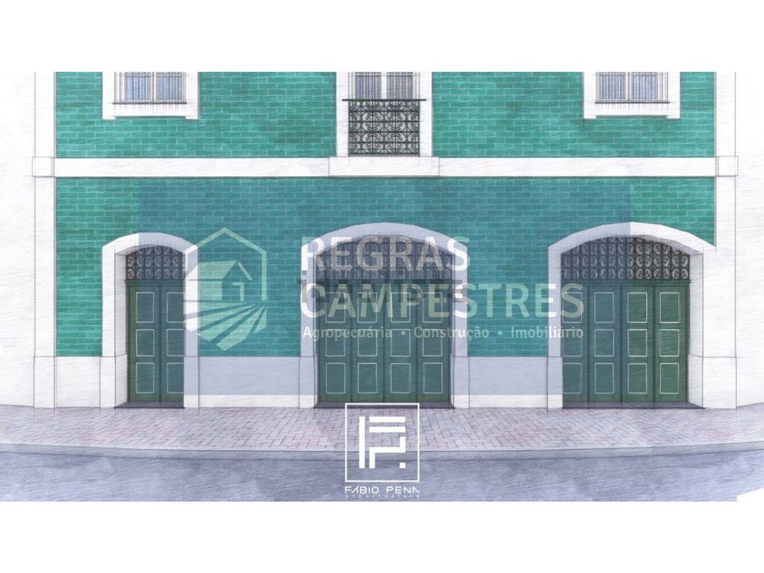 小楼房或独栋别墅出售在Arcos e Mogofores - 平面图