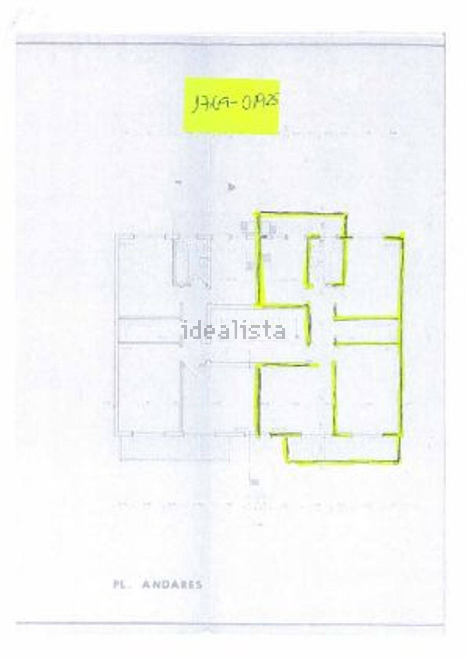 公寓 t2出售在Avenida 1º de Dezembro de 1640, 600 - 平面图