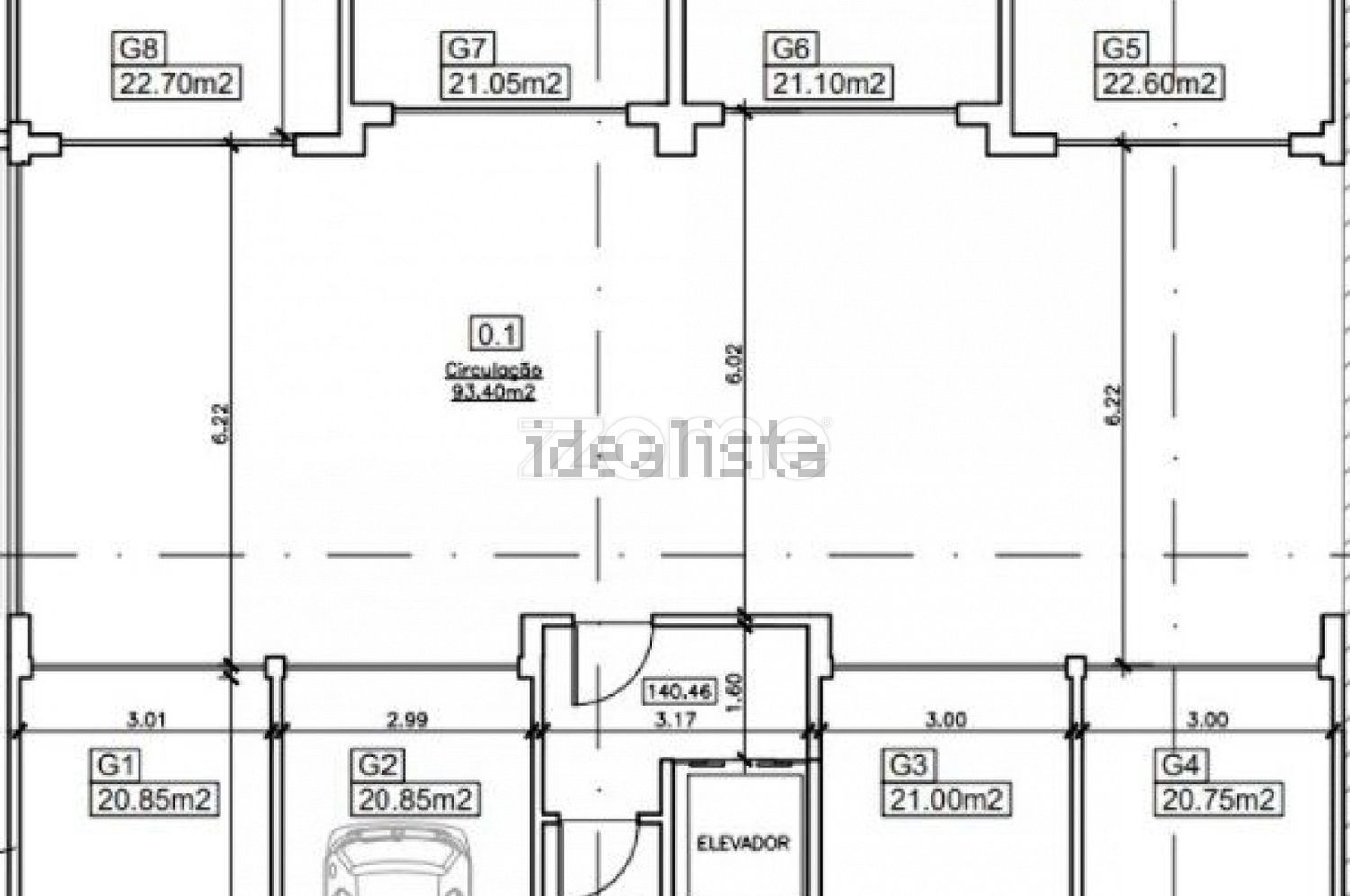 公寓 t2出售在Rua Lourenço Chaves de Almeida, 29 - 平面图