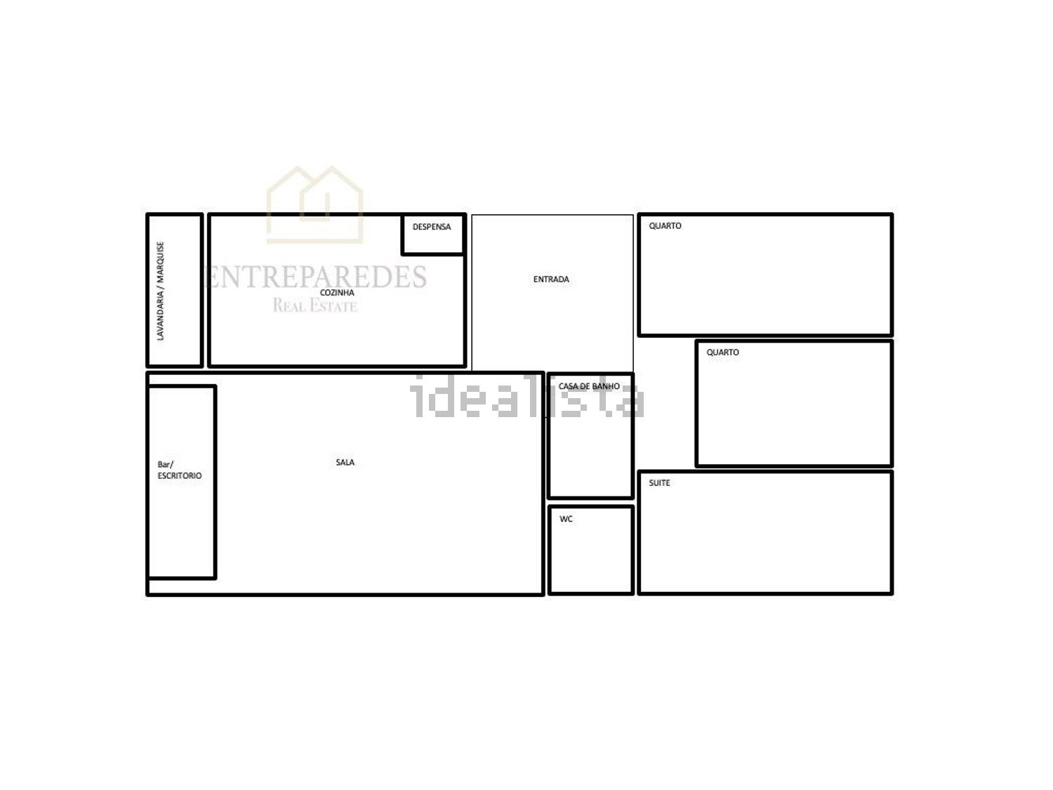 公寓 t3出售在Rua 19 - 平面图