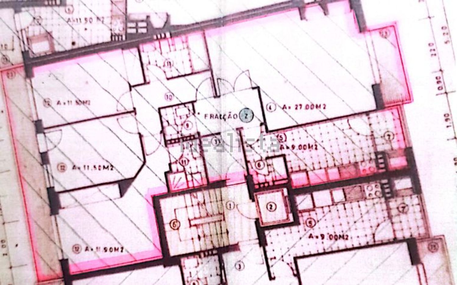 公寓 t3出售在Rua Hospital, 371 - 平面图