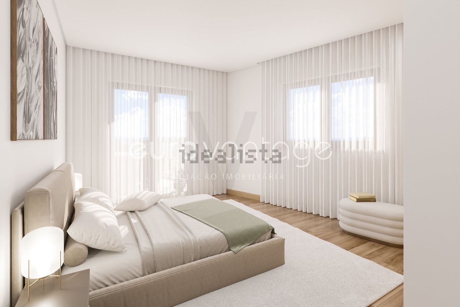 公寓 t3出售在Porto de Mós - 卧室