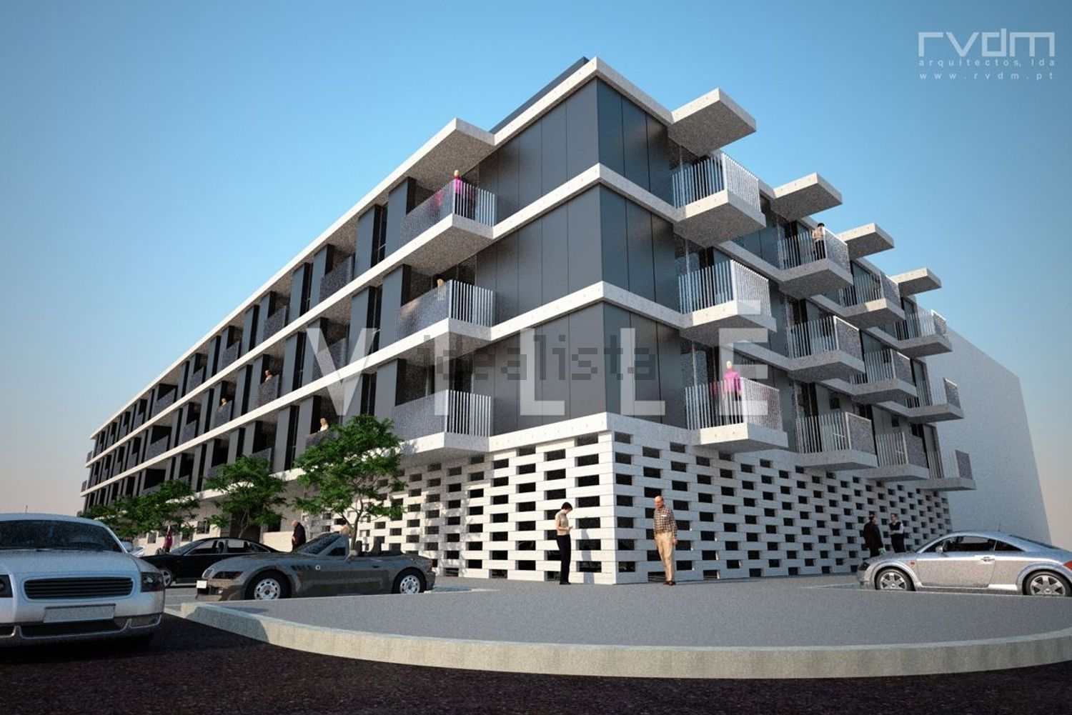 公寓 t3出售在São Bernardo - 视线