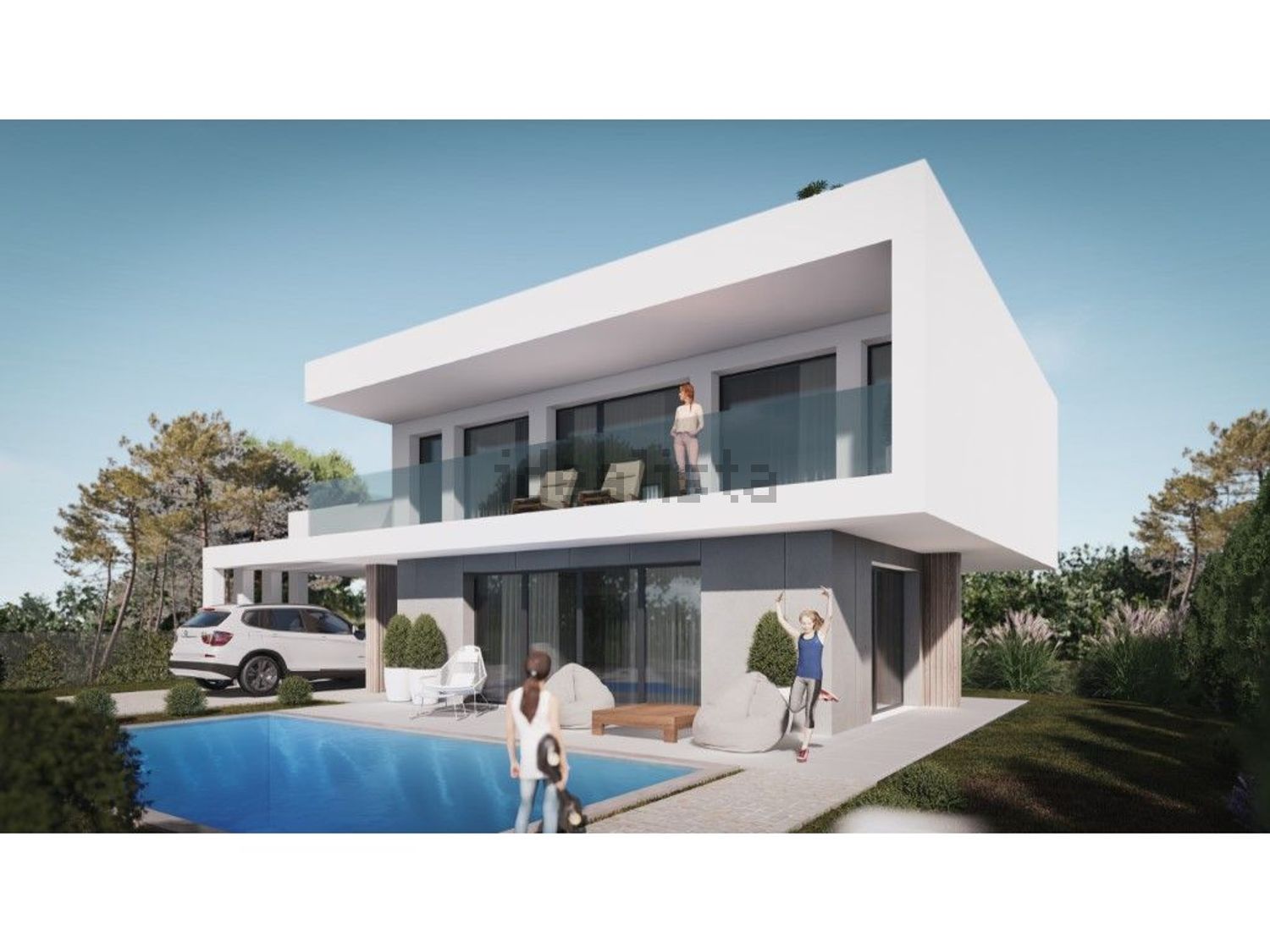 小楼房或独栋别墅出售在Rua do Alto - 外立面