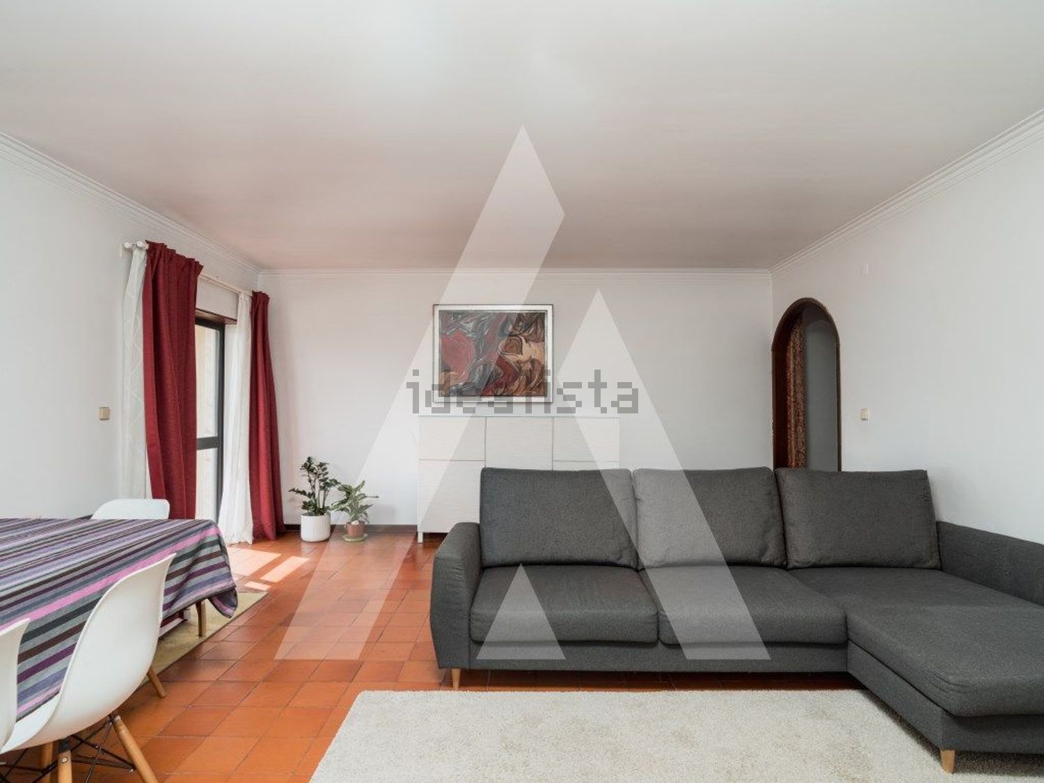 公寓 t3出售在Santa Clara e Castelo Viegas - 客厅
