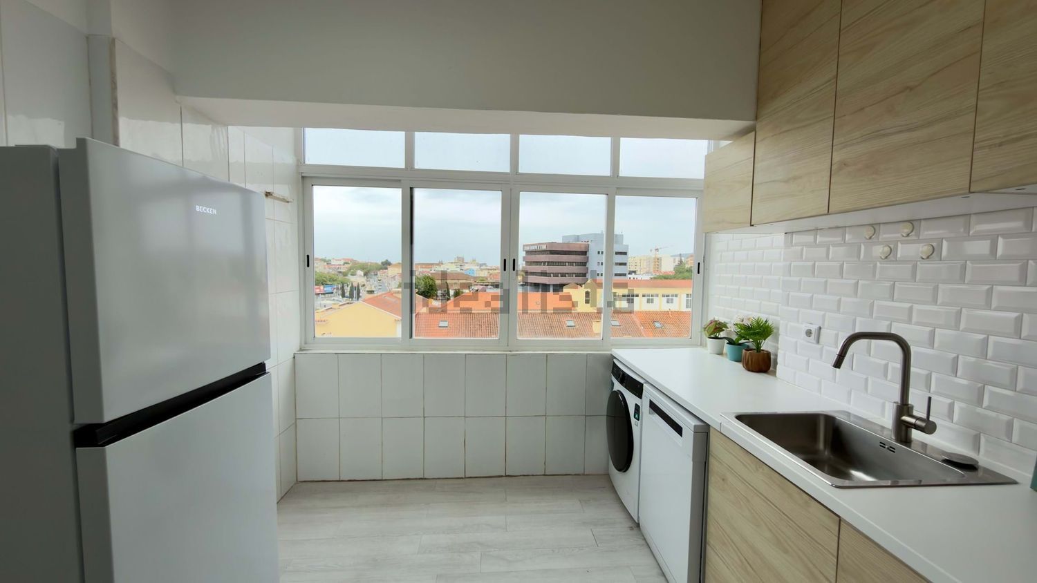 出租公寓 t2在Praça do Brasil, 4 - 厨房