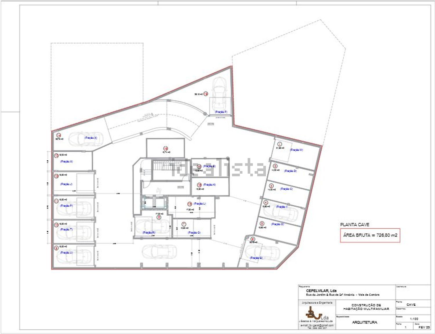 公寓 t2出售在Rua de St António, 88 - 平面图