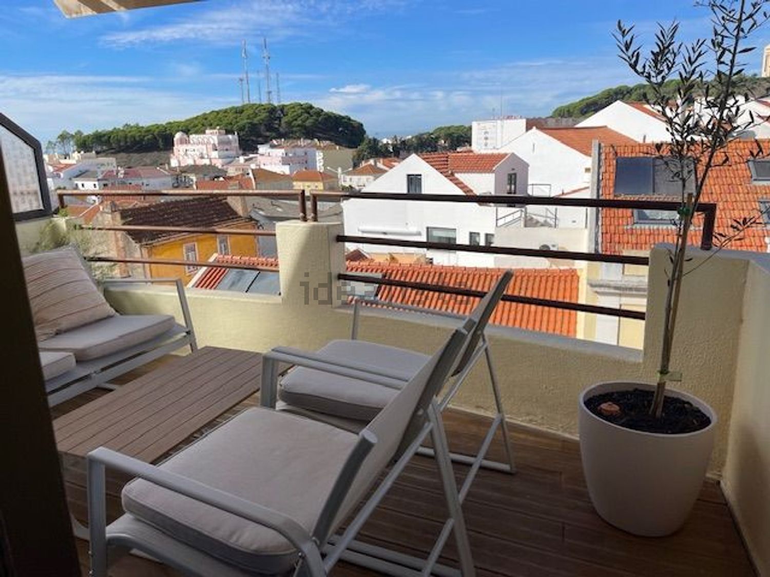 出租公寓 t2在Rua de Lisboa, 3 - 阳台