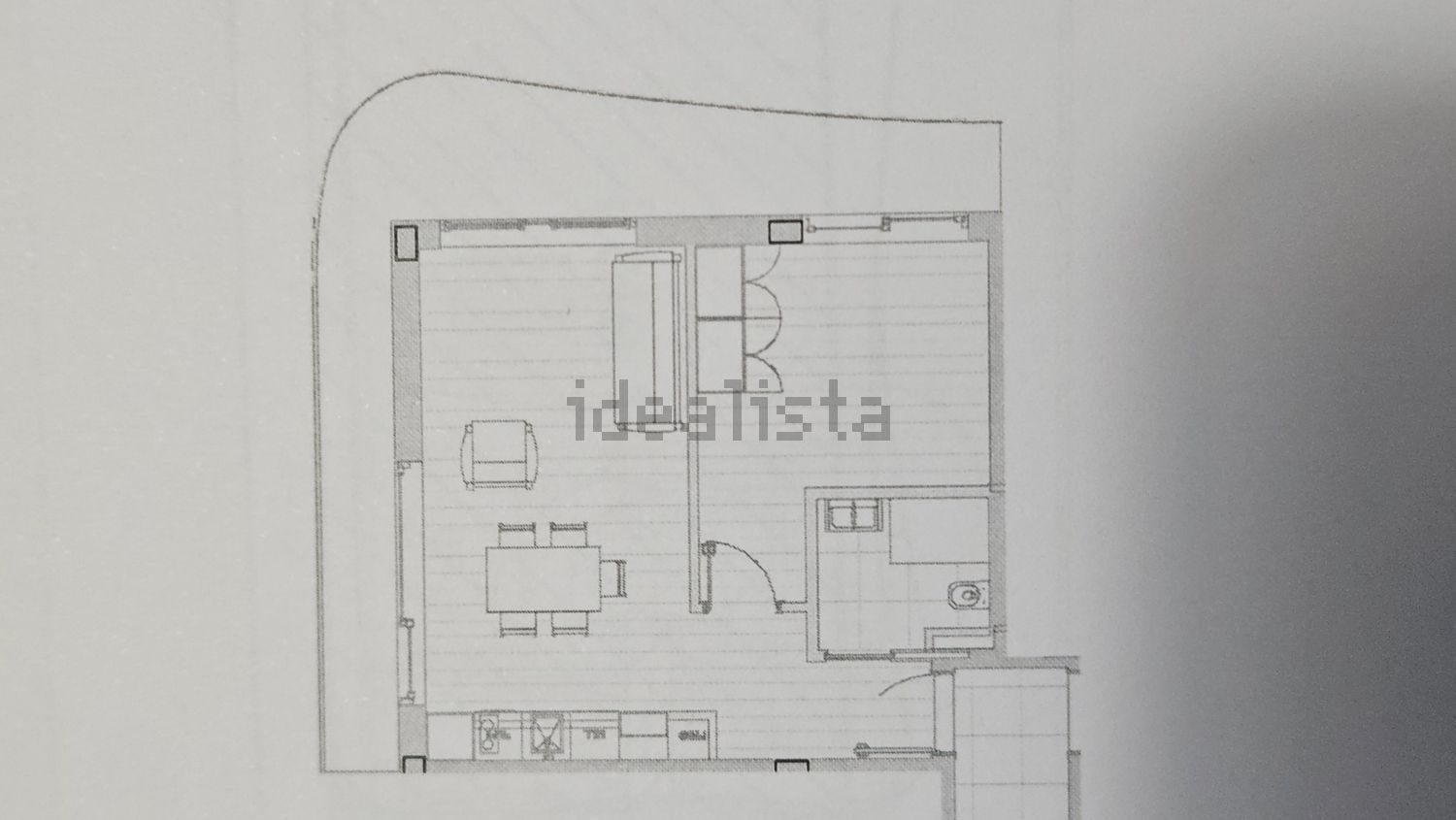 出租公寓 t1在Rua Cova do Portão, 14 b - 平面图