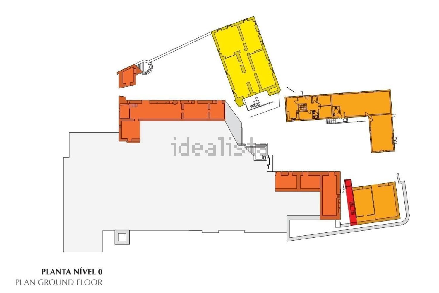 农庄出售在Estrada Sobral Cid - 平面图