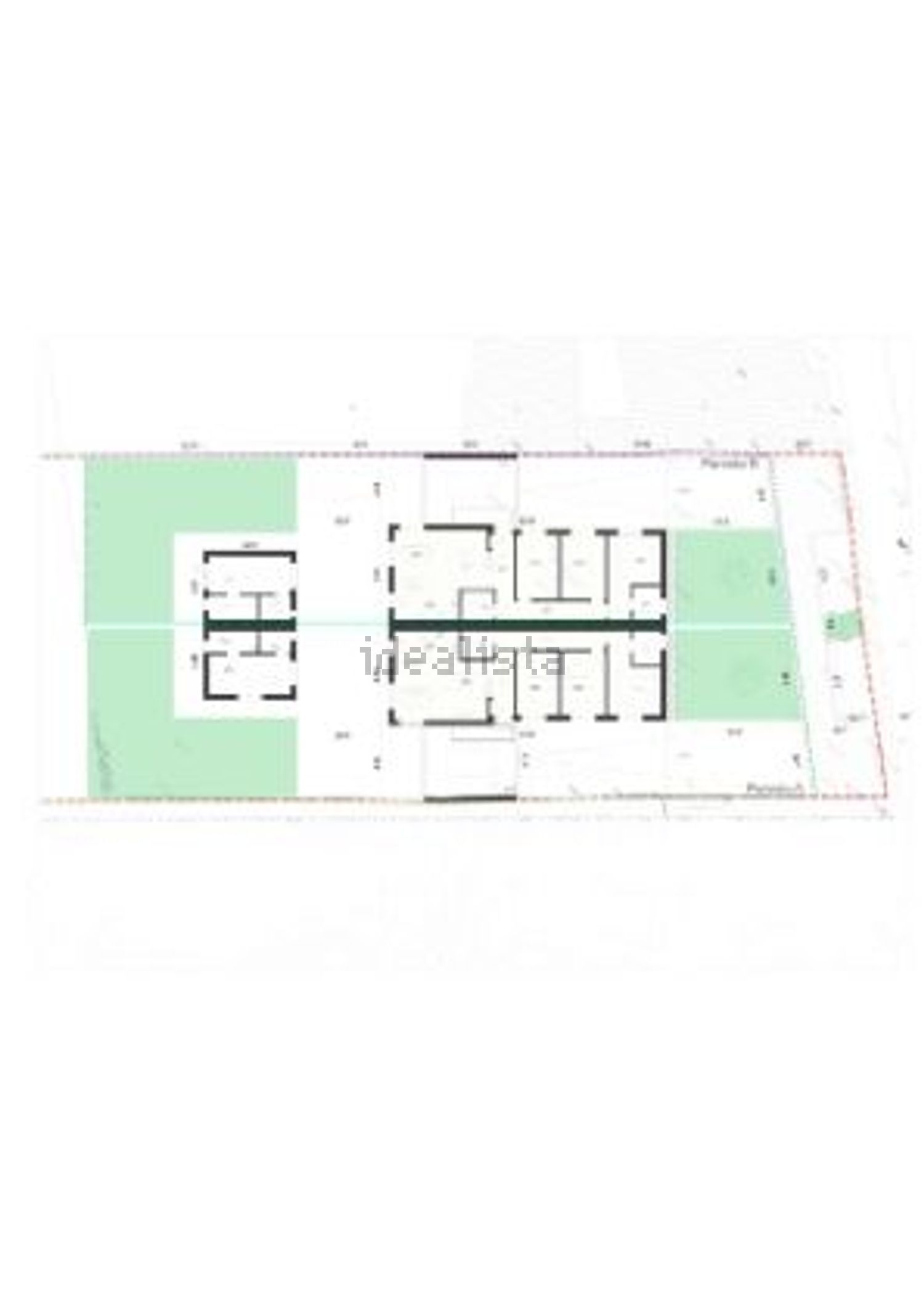 双拼别墅出售在Rua da Quinta - 平面图