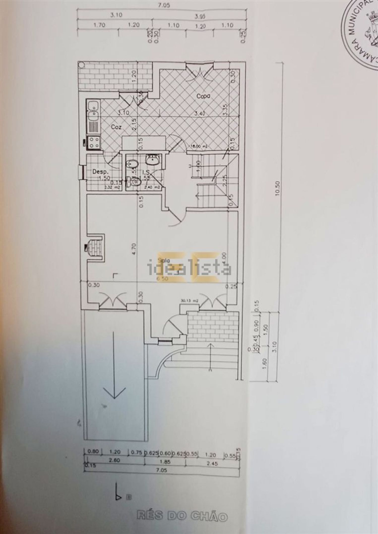 小楼房或独栋别墅出售在Quiaios - 平面图