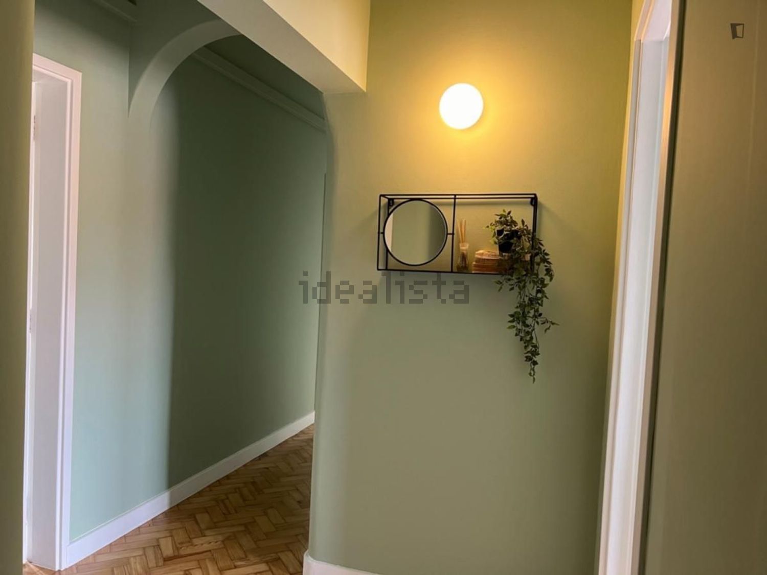 出租房间在Rua Correia Teles - 过道