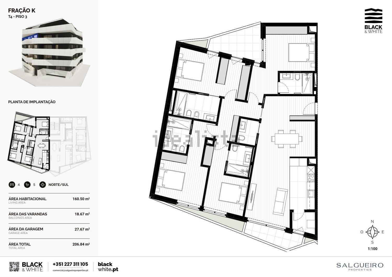 公寓 t4出售在Rua de São Martinho s/n - 平面图