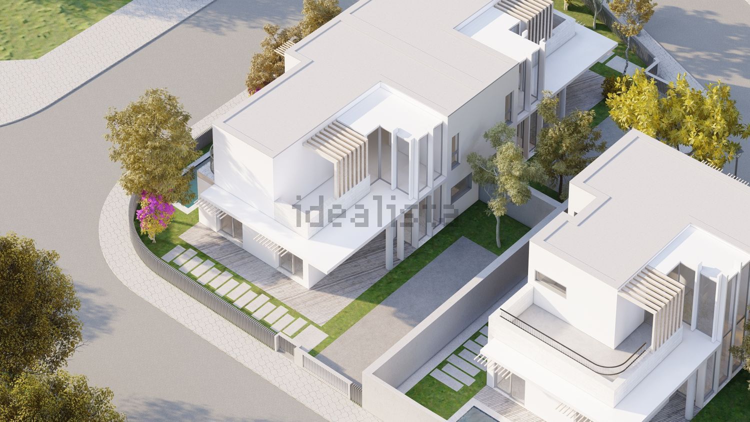 双拼别墅出售在Bairro da Senhora da Luz s/n - 平面图